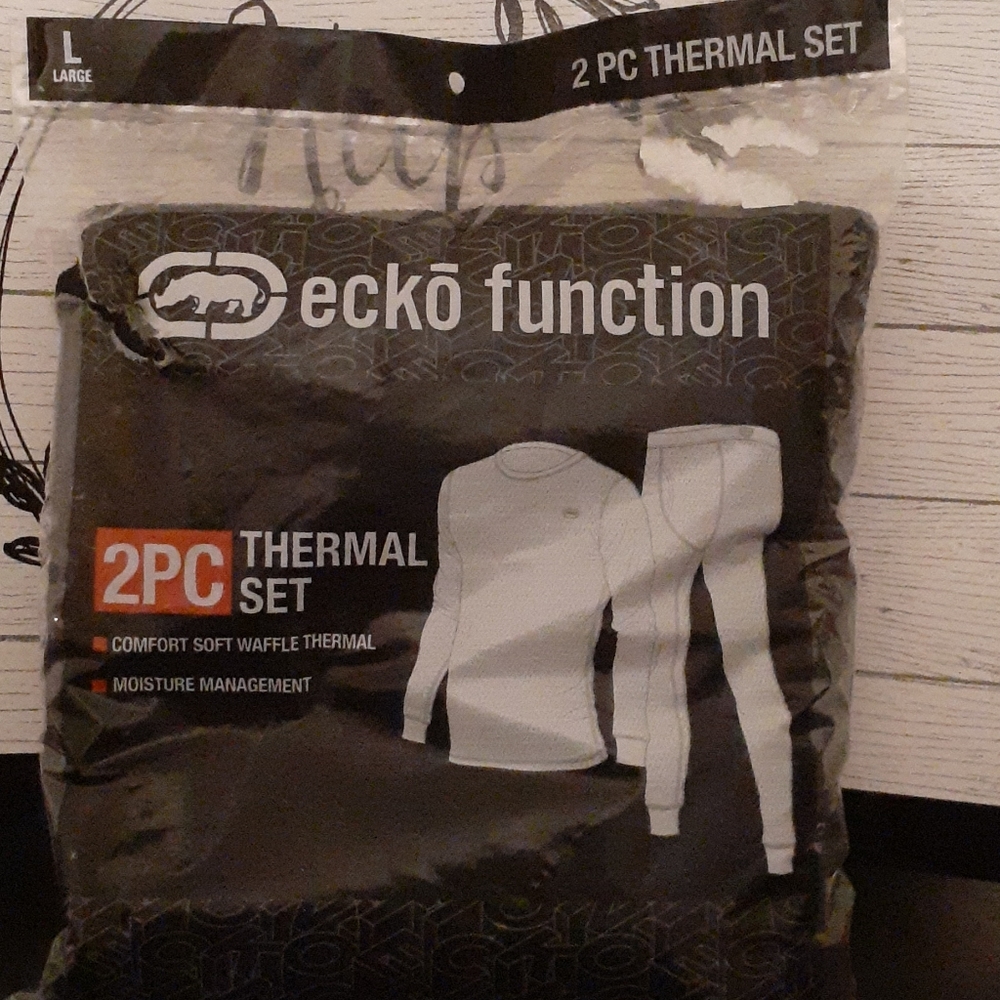 2 PIECE LARGE THERMAL SET ECKO